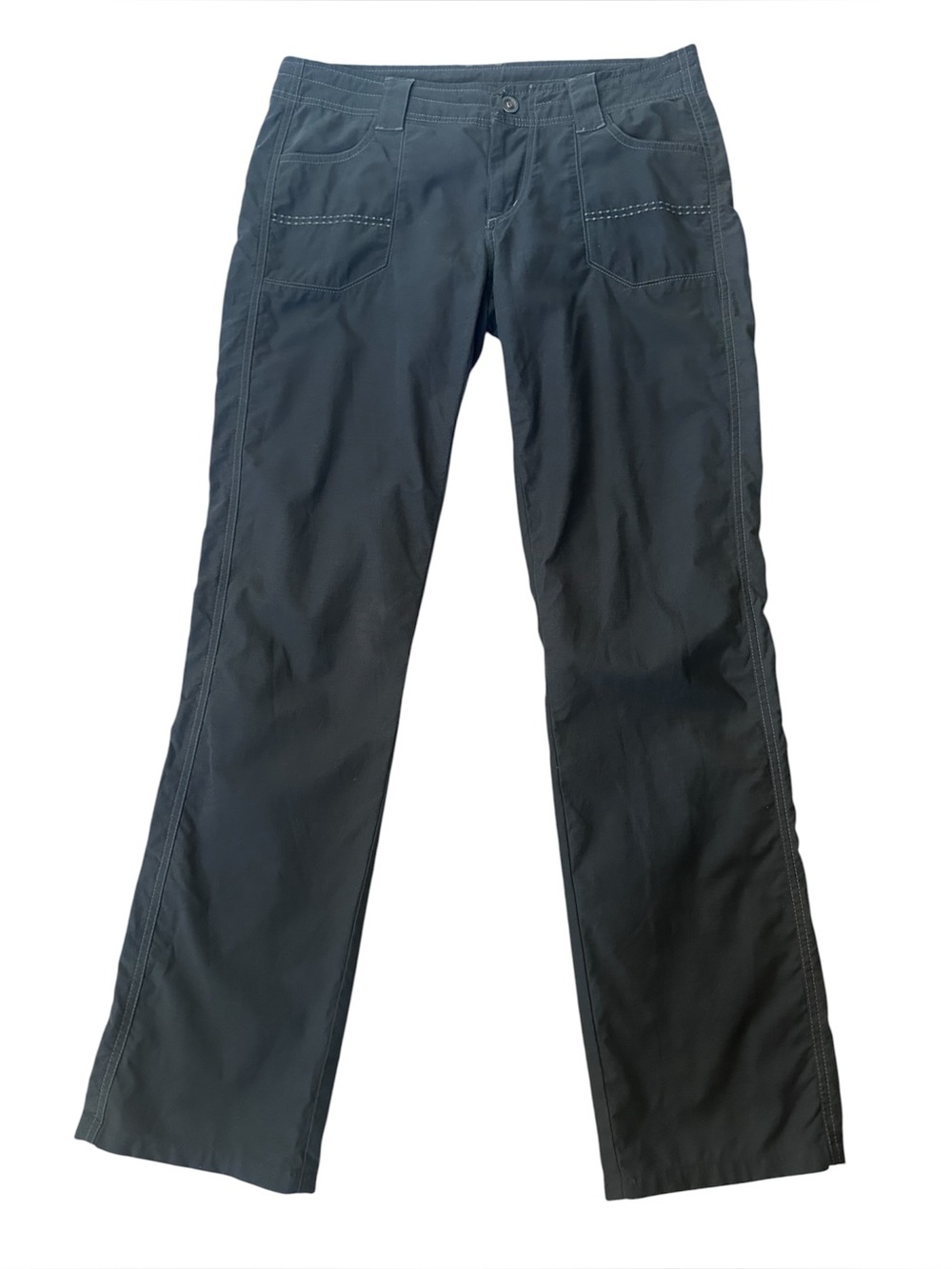KÜHL Women’s 6 Regular Charcoal Gray Hiking Utility Pants Straight Leg Outdoor